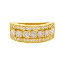 MOISSANITE HOOP RING - GOLD Rings