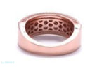 MOISSANITE HOOP RING - ROSE GOLD Rings