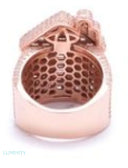 MOISSANITE HOUSE RING - ROSE GOLD Rings