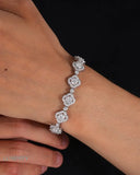 MOISSANITE ICED CLOVERS BRACELET Bracelets
