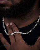 MOISSANITE INFINITE HEARTS CHAIN Chains