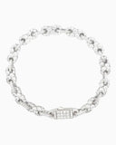 MOISSANITE INFINITY STONES LINK BRACELET Bracelets