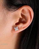 MOISSANITE JASMINE STUDS Earrings