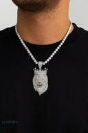 MOISSANITE LION KING PENDANT Pendants