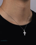 MOISSANITE MICRO CROSS PENDANT Pendants