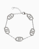 MOISSANITE MONOGRAM BRACELET 7 - 9 inch (adjustable) Bracelets