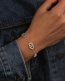MOISSANITE MONOGRAM BRACELET 7 - 9 inch (adjustable) Bracelets