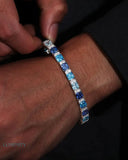 MOISSANITE OCEAN BLUE STONES BRACELET Bracelets