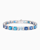 MOISSANITE OCEAN BLUE STONES BRACELET Bracelets