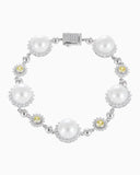 MOISSANITE PEARLS & SUN BRACELET Bracelets