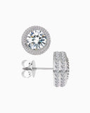 MOISSANITE POPPIN STUDS Earrings