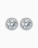 MOISSANITE ROYAL STUDS Earrings