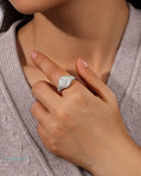 MOISSANITE STATEMENT RING Rings