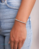 MOISSANITE TENNIS BRACELET - 4MM GOLD Bracelets