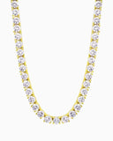 MOISSANITE TENNIS CHAIN - 3MM GOLD Chains