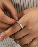MOISSANITE THIN ETERNITY RING Rings