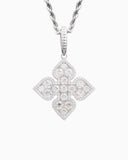 MOISSANITE WHITE CLOVER PENDANT Pendants