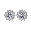 S925 Snowflake Earrings