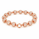 AI-generated illustrative Rose Gold finish for SPHERE BRACELET. Verify the finish against the physical product.