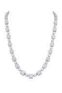 SQUARE CIRCLE NECKLACE - Chains
