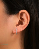 SQUARE STACK HOOPS Earrings