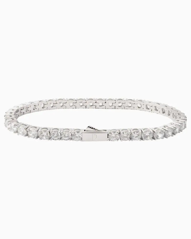 TENNIS BRACELET - 5MM WHITE GOLD