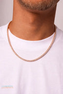 TENNIS CHAIN - 3MM ROSE GOLD - Chains