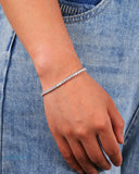 WHITE ICE BRACELET - 3MM Bracelets